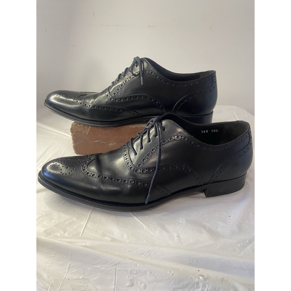 Men's To Boot New York Oxford Black Leather‎ Lace Up Dress Shoes-Size 10.5